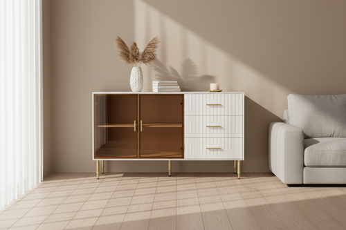 Modern Sideboard in Interior Scene