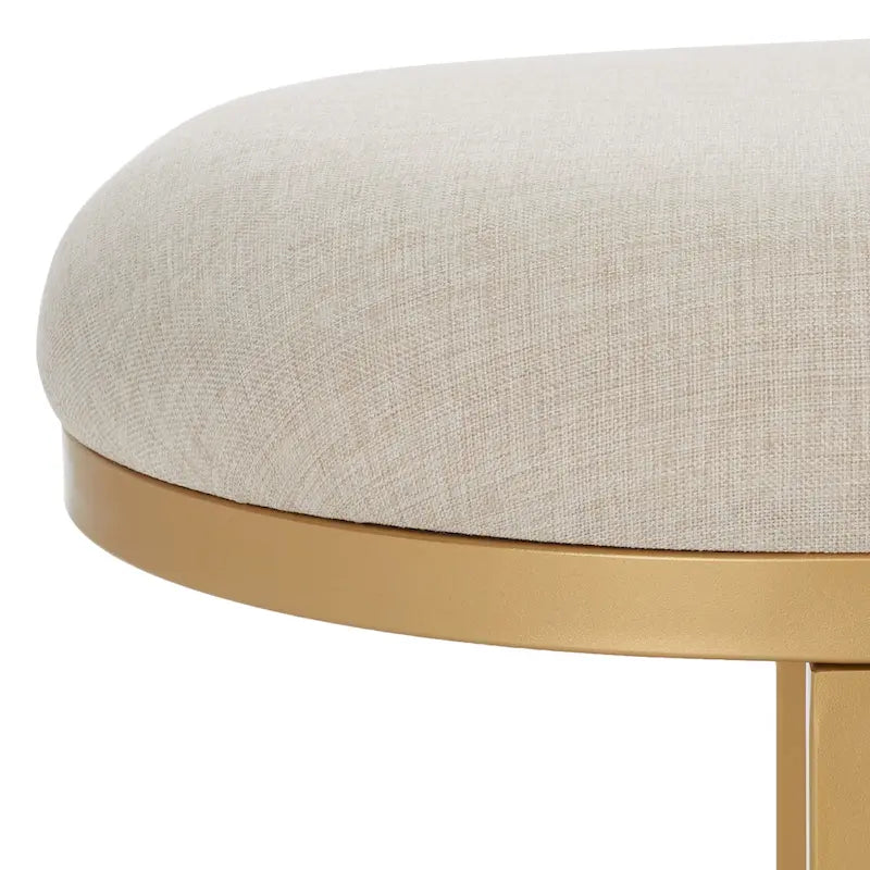 Cushioned Storage Bench with Open Shelf and Wood Base