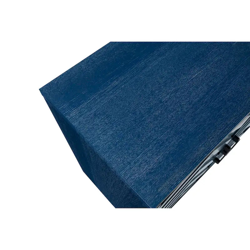 4-Door Vintage Wood Storage Cabinet with Adjustable Shelves