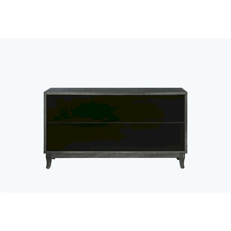 4-Door Vintage Wood Storage Cabinet with Adjustable Shelves
