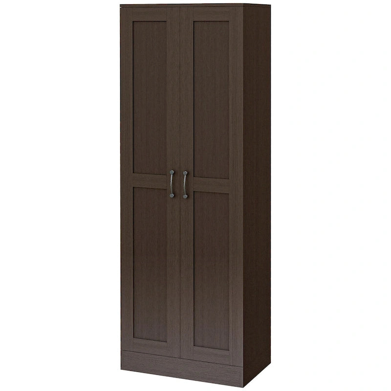 69" Tall Storage Cabinet with Soft-Close Doors and Adjustable Shelves