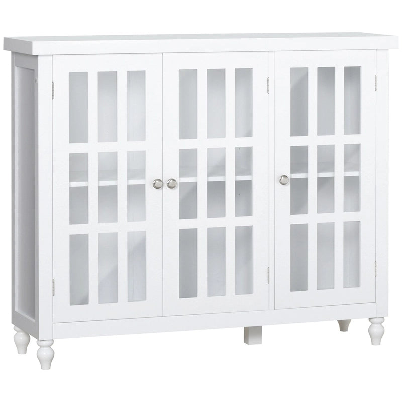 69" Tall Storage Cabinet with Soft-Close Doors and Adjustable Shelves