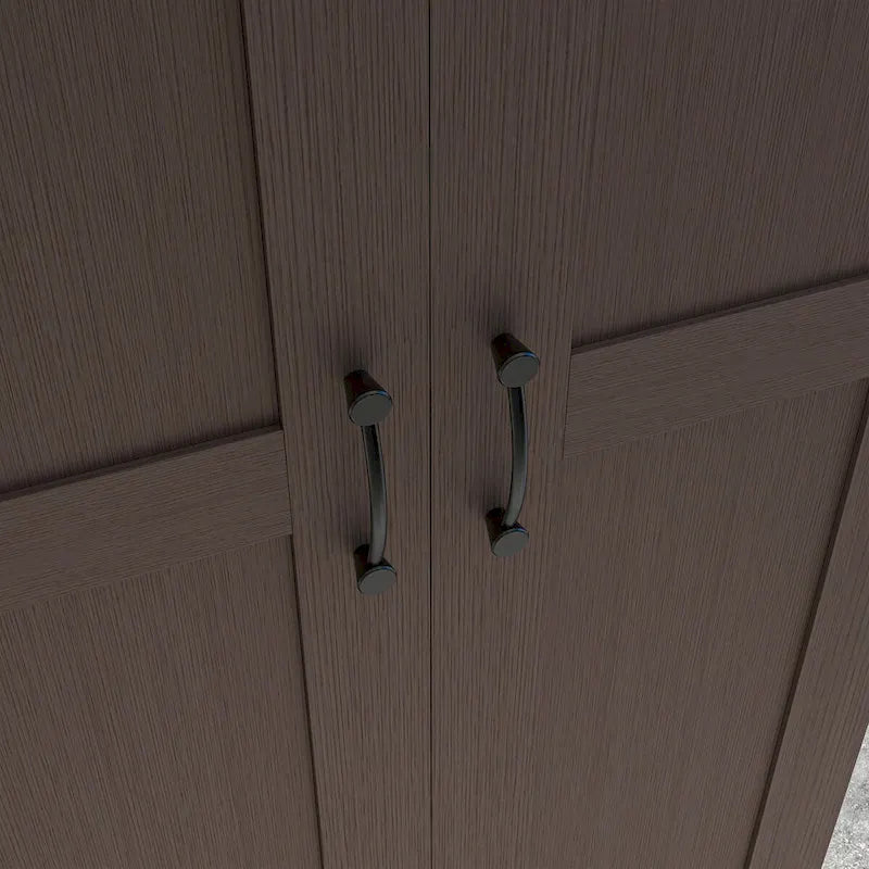 69" Tall Storage Cabinet with Soft-Close Doors and Adjustable Shelves