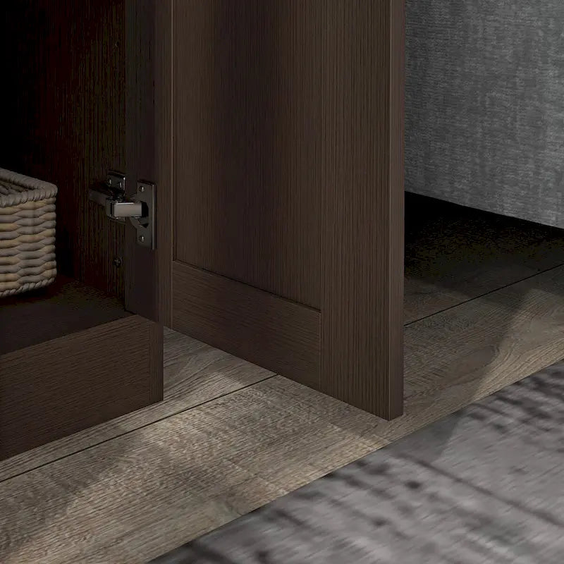 69" Tall Storage Cabinet with Soft-Close Doors and Adjustable Shelves