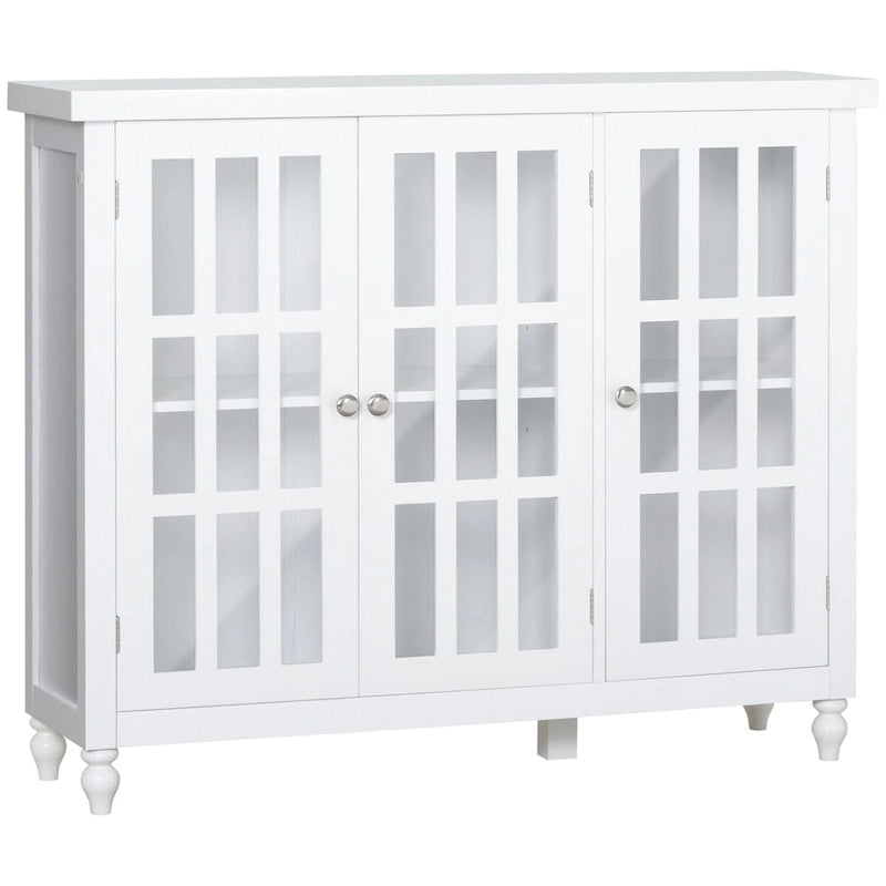 69" Tall Storage Cabinet with Soft-Close Doors and Adjustable Shelves