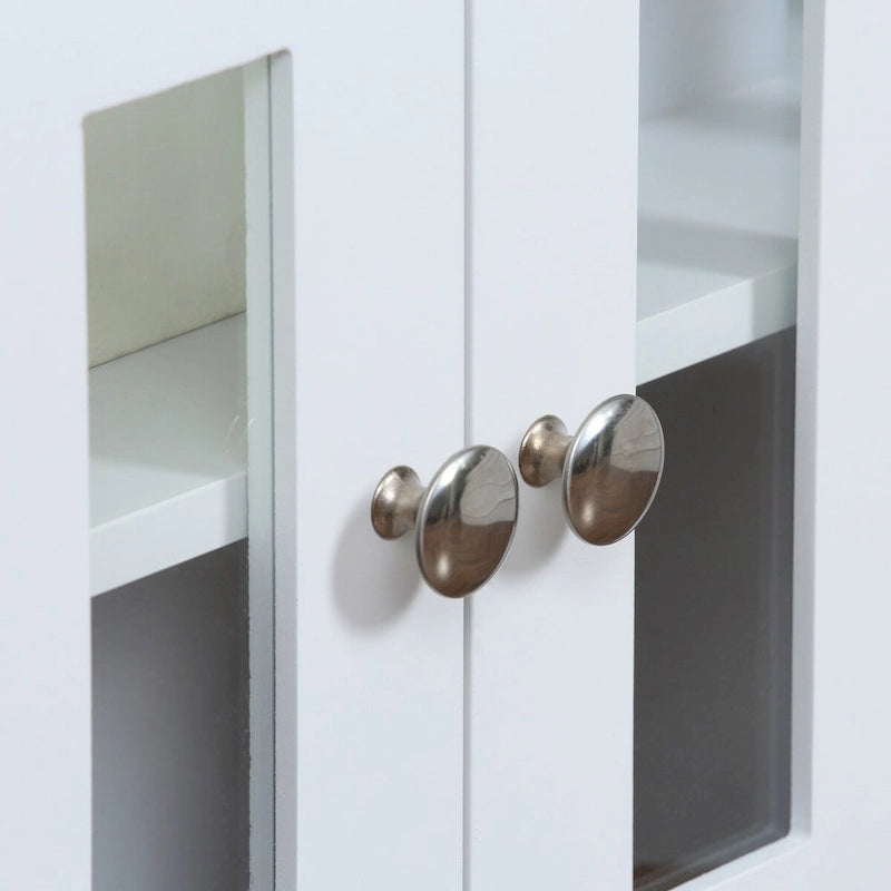 69" Tall Storage Cabinet with Soft-Close Doors and Adjustable Shelves