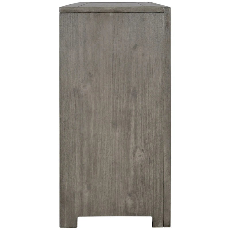 Vintage Style 2-Door Accent Cabinet with Adjustable Shelf