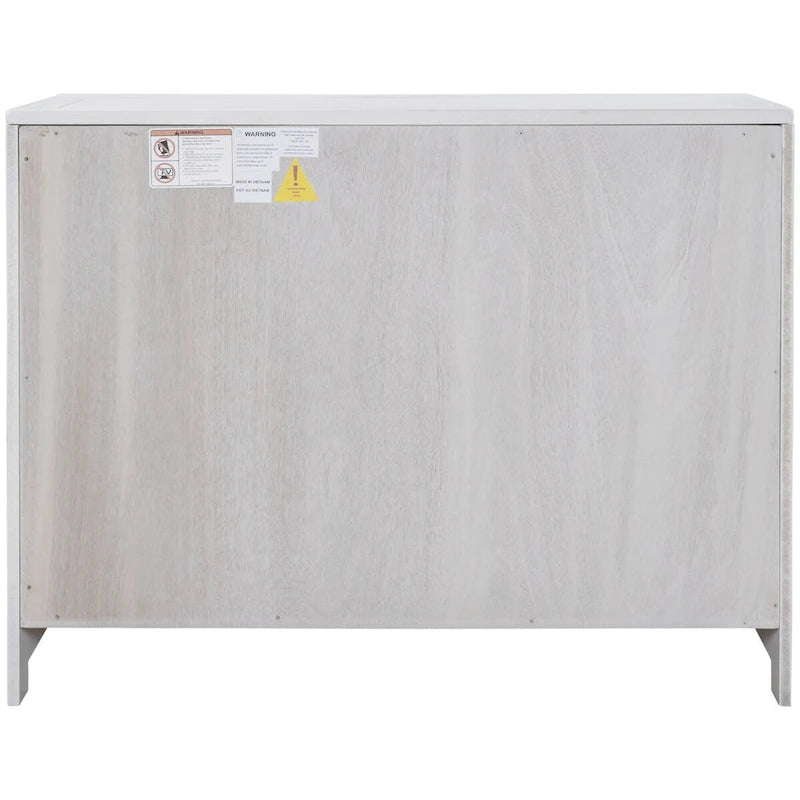 Vintage Style 2-Door Accent Cabinet with Adjustable Shelf