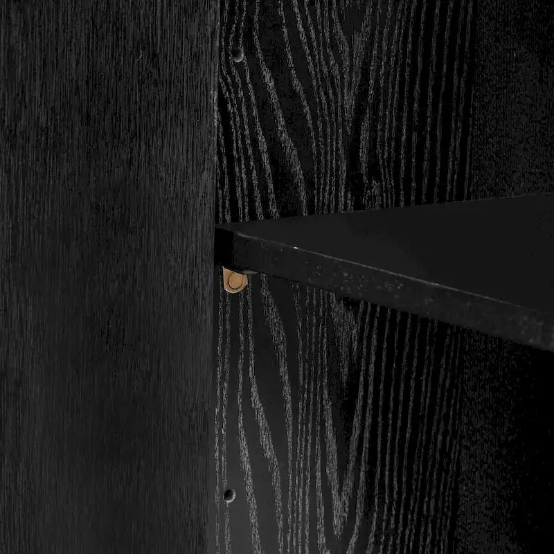 4-Door Ash Veneer Sideboard with Adjustable Shelves