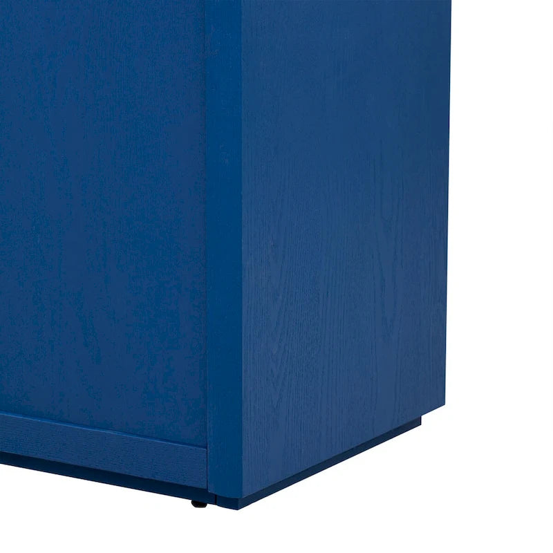 4-Door Ash Veneer Sideboard with Adjustable Shelves