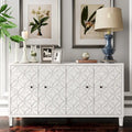 Accent Cabinet 4 Door Wooden Cabinet Sideboard Buffet Server Cabinet