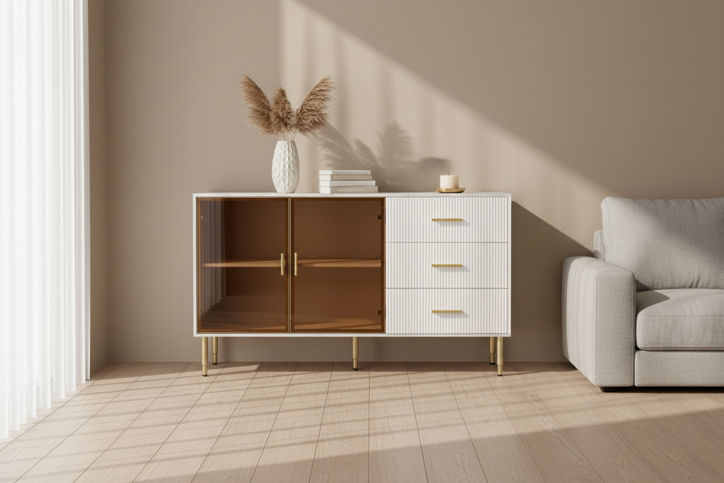 Modern Sideboard in Interior Scene